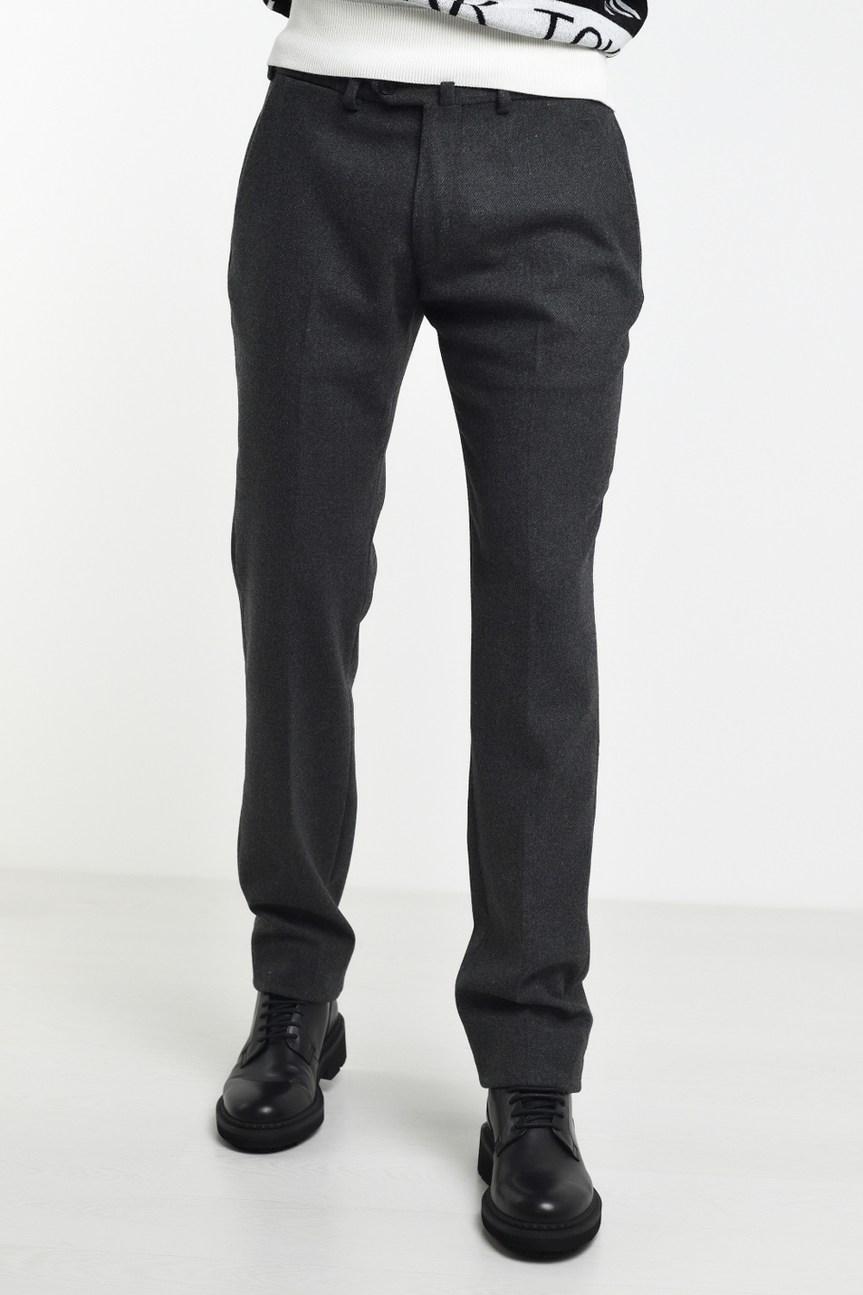 Мужской Emporio Armani Брюки с добавлением шерсти (цвет ), артикул 41P710-41615 | Фото 1