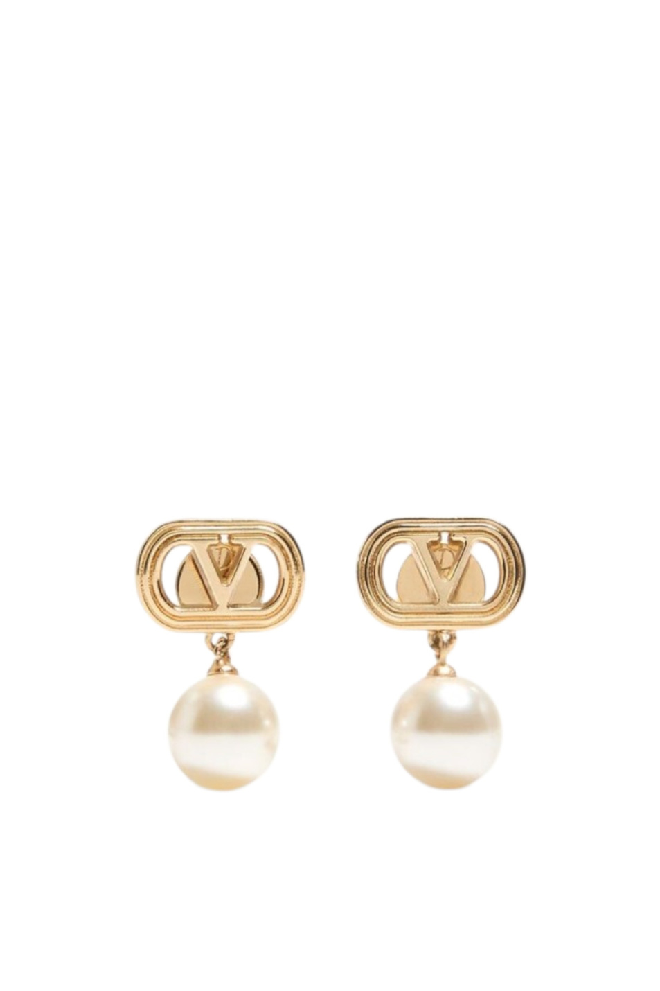 Серьги Ovalette с жемчугом Swarovski|Основной цвет:Золотой Женский Valentino Серьги Ovalette с жемчугом Swarovski (цвет ), артикул 9W2J0Y78UXM | Фото 1