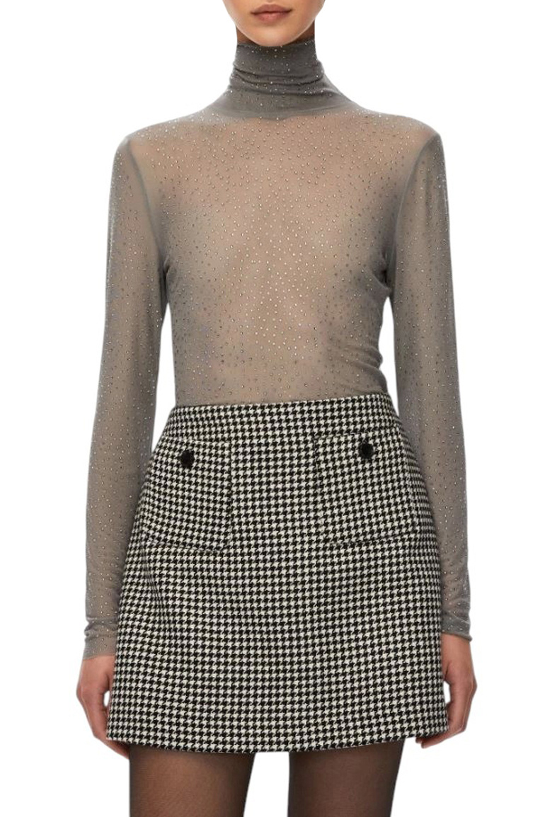 Женский iBLUES Водолазка REPORT со стразами (цвет ), артикул 2527946012 | Фото 3