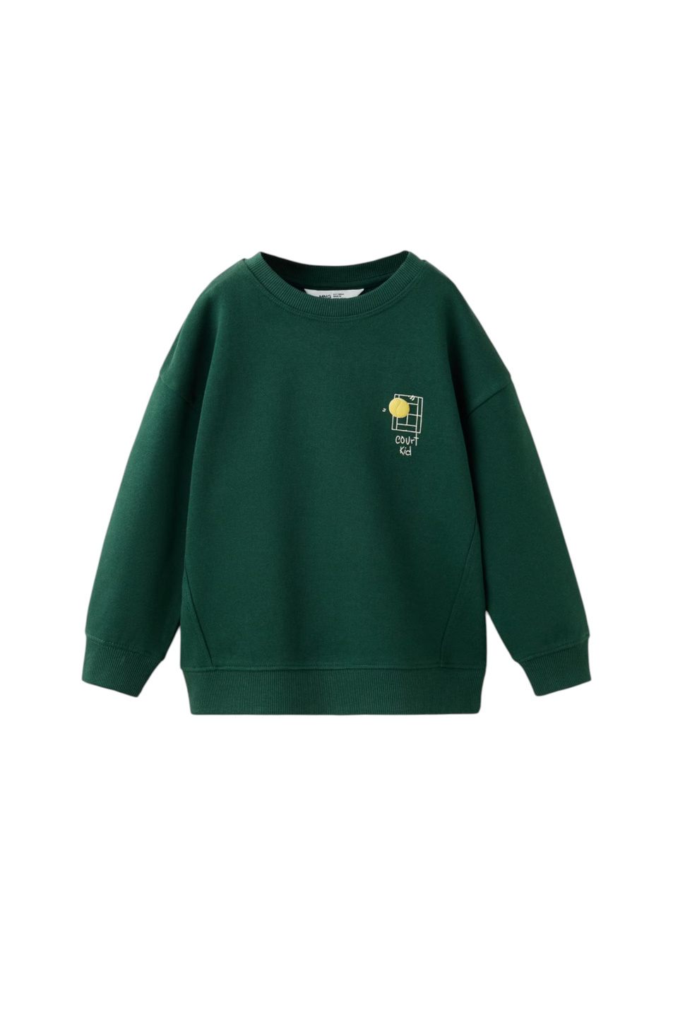 Мальчикам Mango Kids Свитшот COURT из хлопка (цвет ), артикул 37053869 | Фото 1