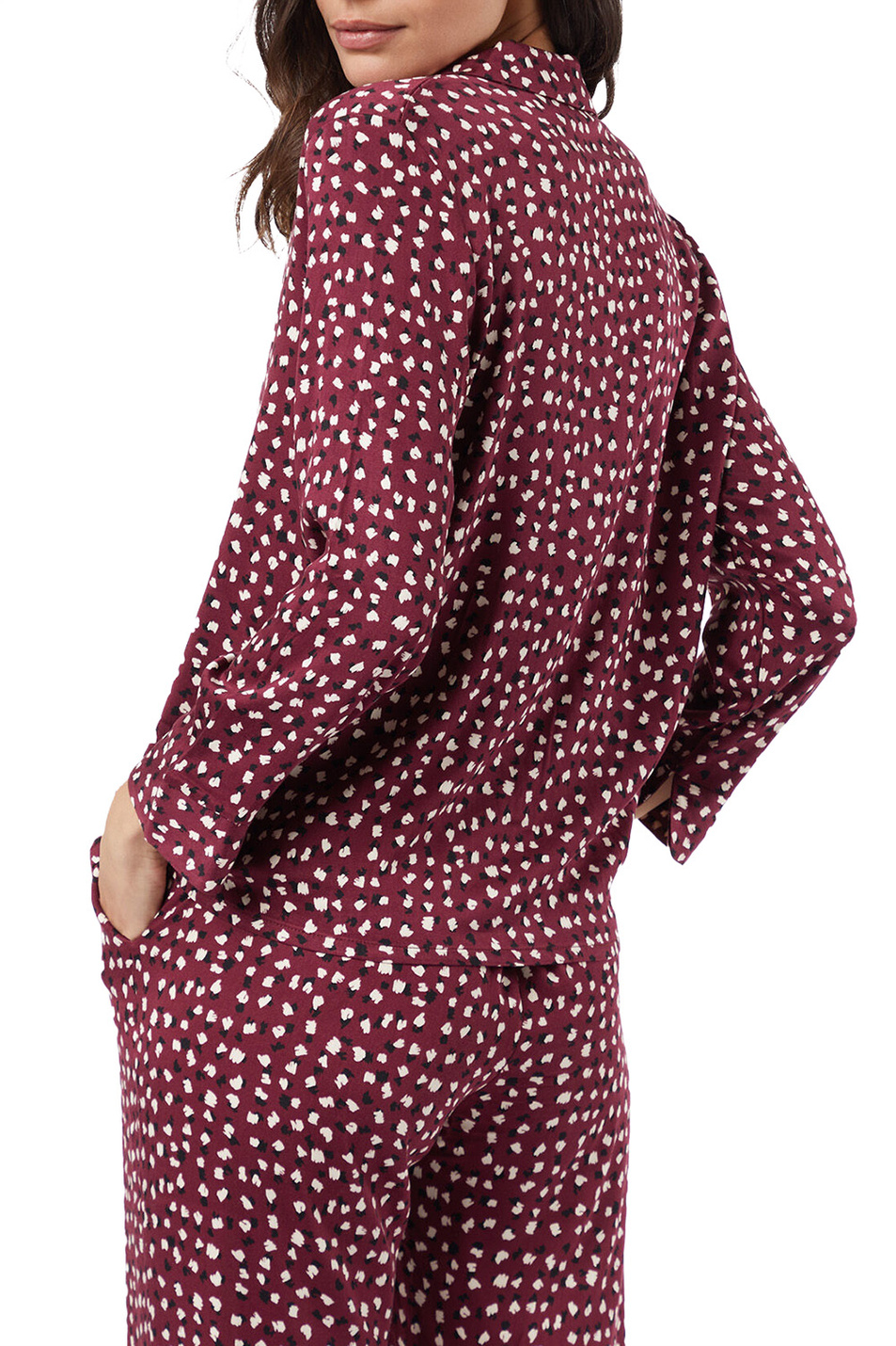 Женский Etam Пижамная рубашка CREAM с принтом (цвет ), артикул 6537249 | Фото 3