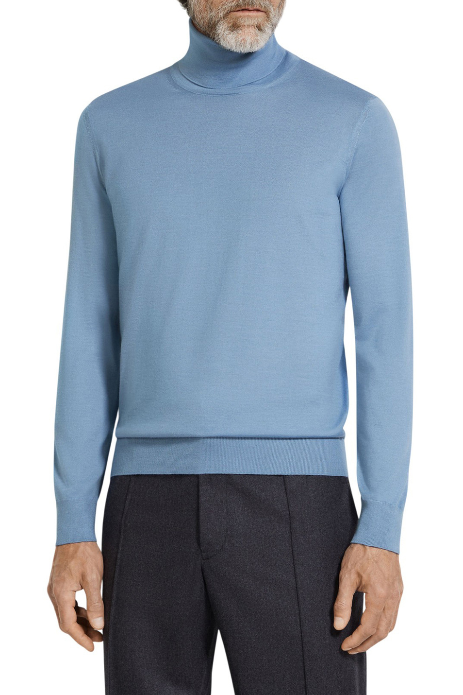 Мужской Zegna Водолазка из кашемира и шелка (цвет ), артикул UGJ00A2-120-A94 | Фото 3