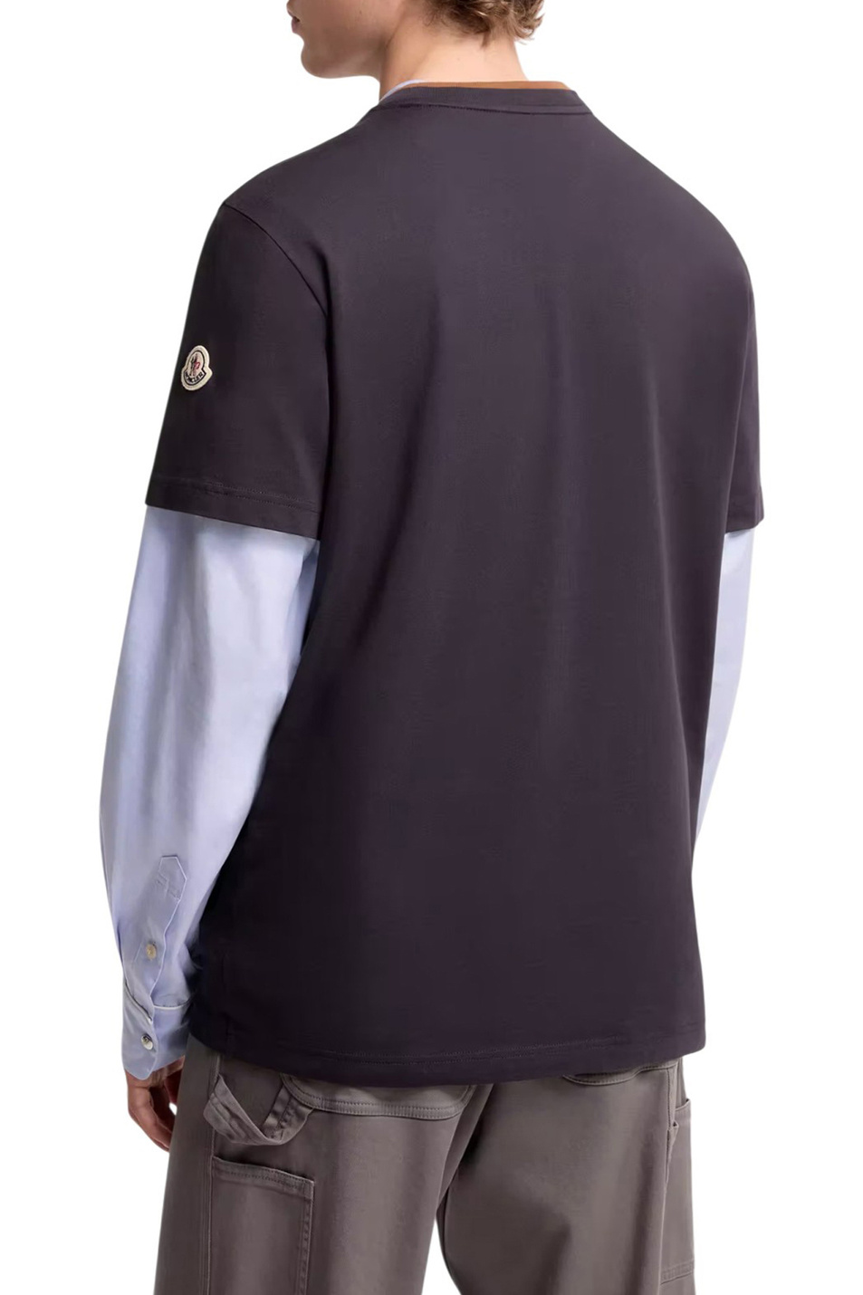 Мужской Moncler Футболка из хлопка (цвет ), артикул L10918C00015-89AYY | Фото 4