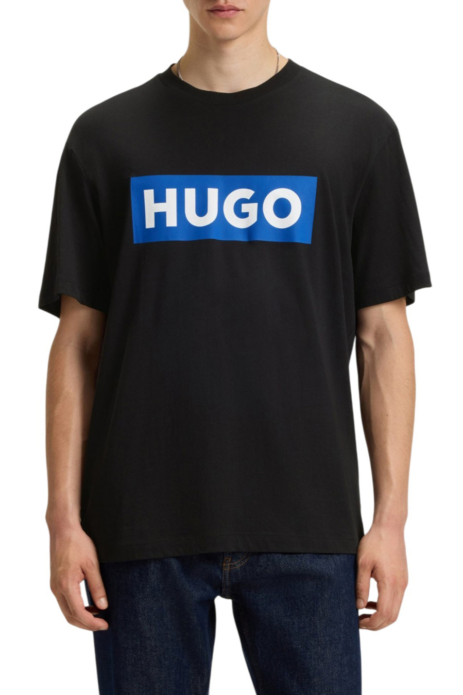 Мужской HUGO Футболка Nico из хлопка с логотипом (цвет ), артикул 50522376 | Фото 2