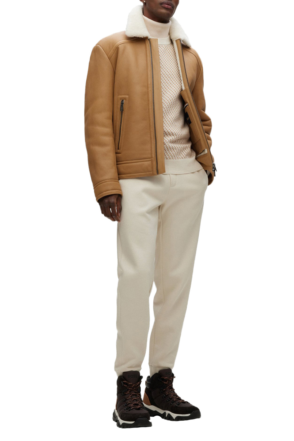 Мужской BOSS Куртка на подкладке из искусственной овчины (цвет ), артикул 50476521 | Фото 2