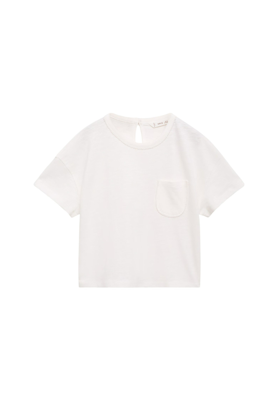 Девочкам Mango Kids Футболка JOYA из хлопка (цвет ), артикул 87008283 | Фото 1