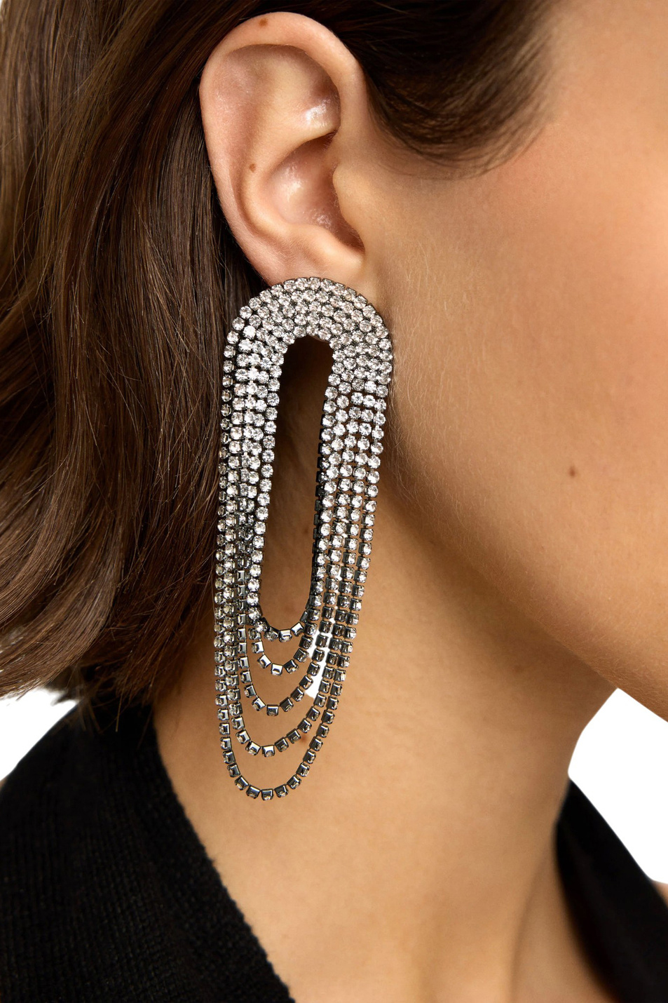 Женский Parfois Серьги с кристаллами (цвет ), артикул 242634 | Фото 4