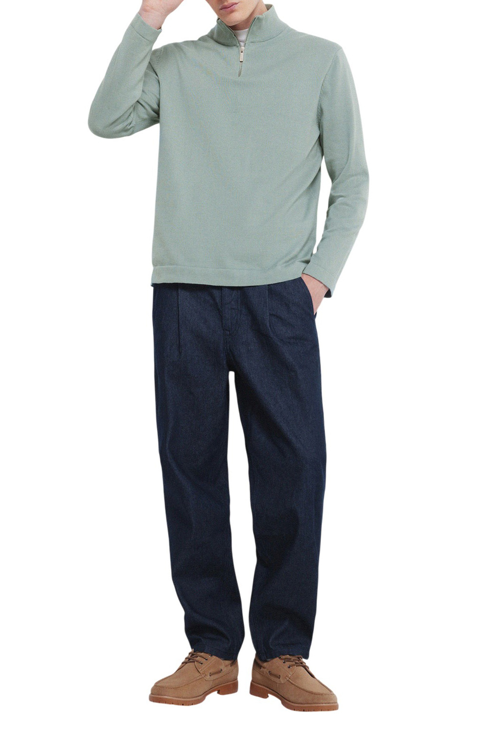 Мужской Springfield Джемпер с воротником на молнии (цвет ), артикул 1402512 | Фото 2