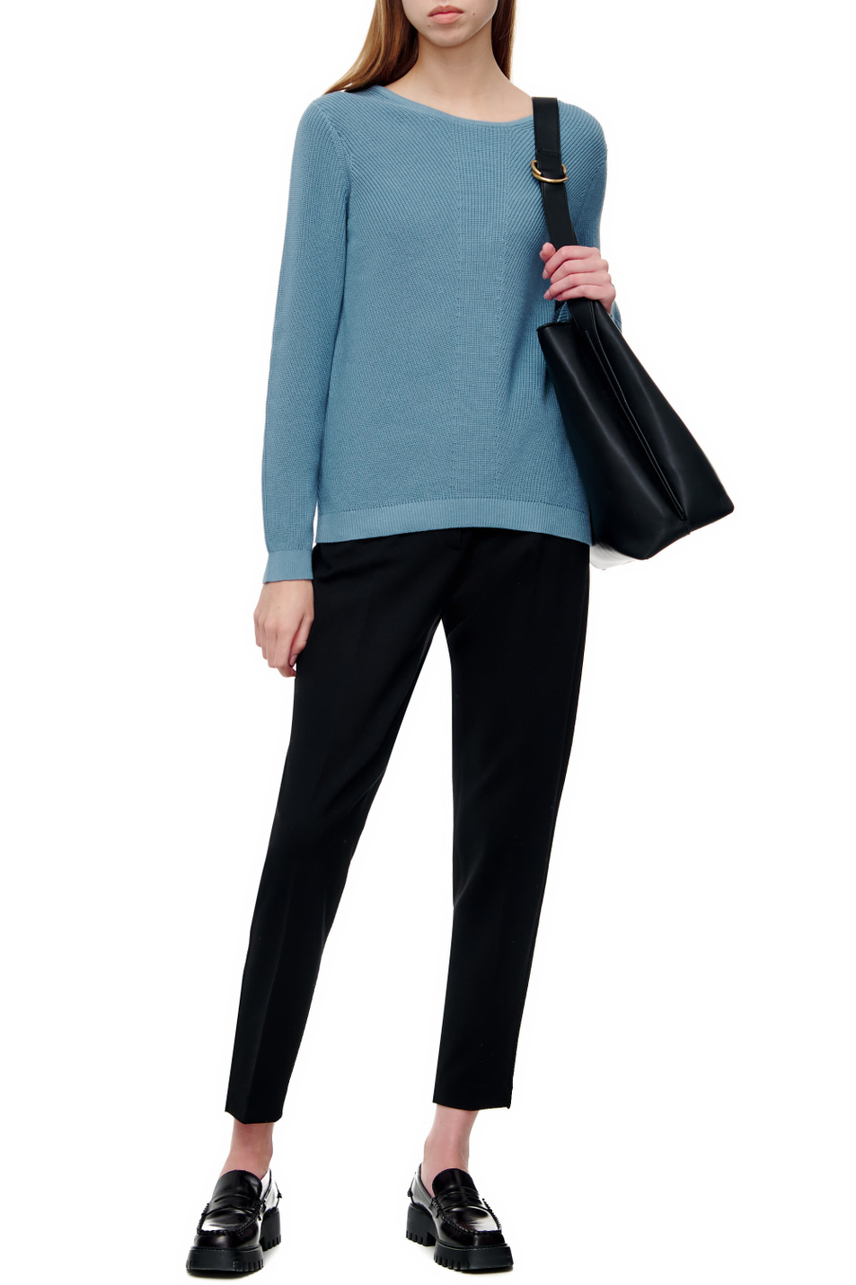 Женский Gerry Weber Джемпер из натурального хлопка (цвет ), артикул 97660-44701 | Фото 3