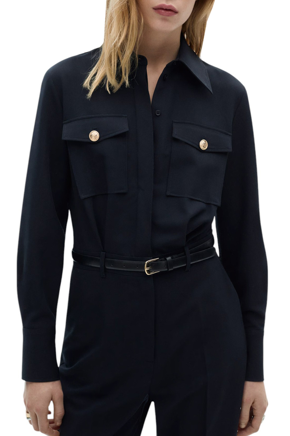 Женский Mango Комбинезон SAILOR с поясом (цвет ), артикул 87070636 | Фото 4