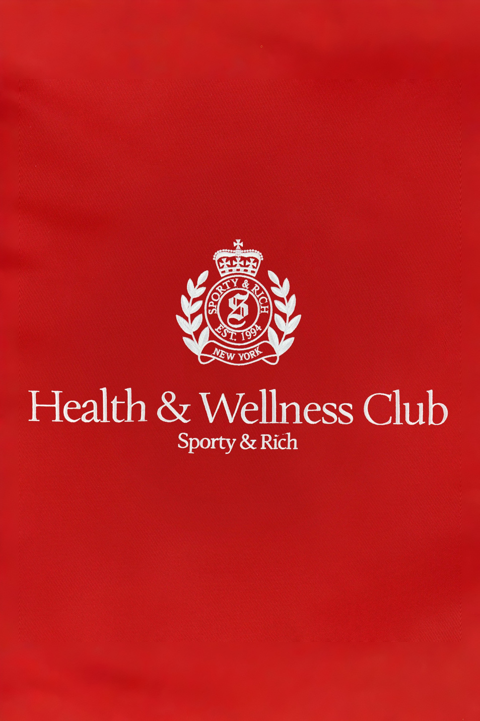 Бомбер H&W Crest с логотипом|Основной цвет:Красный Женский Sporty & Rich Бомбер H&W Crest с логотипом (цвет ), артикул OW054710243RE33 | Фото 6