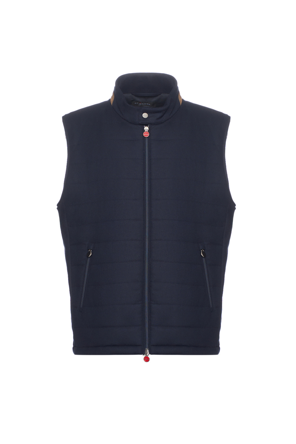 Жилет из смесового кашемира|Основной цвет:Синий Мужской Kiton Жилет из смесового кашемира (цвет ), артикул UW2198V0425H02003 | Фото 1