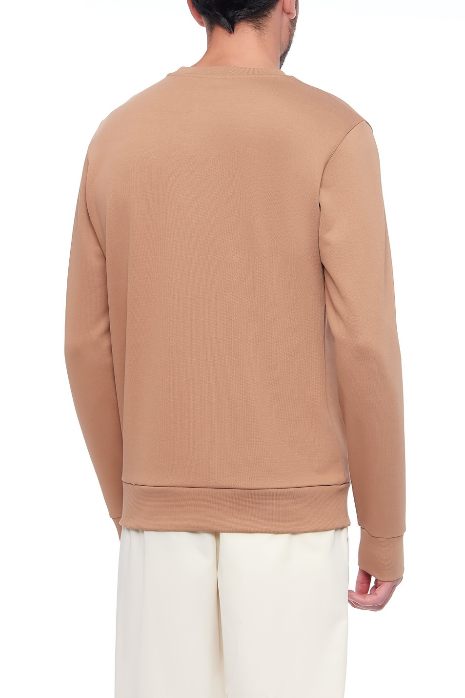 Мужской BOSS Свитшот из натурального хлопка с вышитым логотипом (цвет ), артикул 50458160 | Фото 4