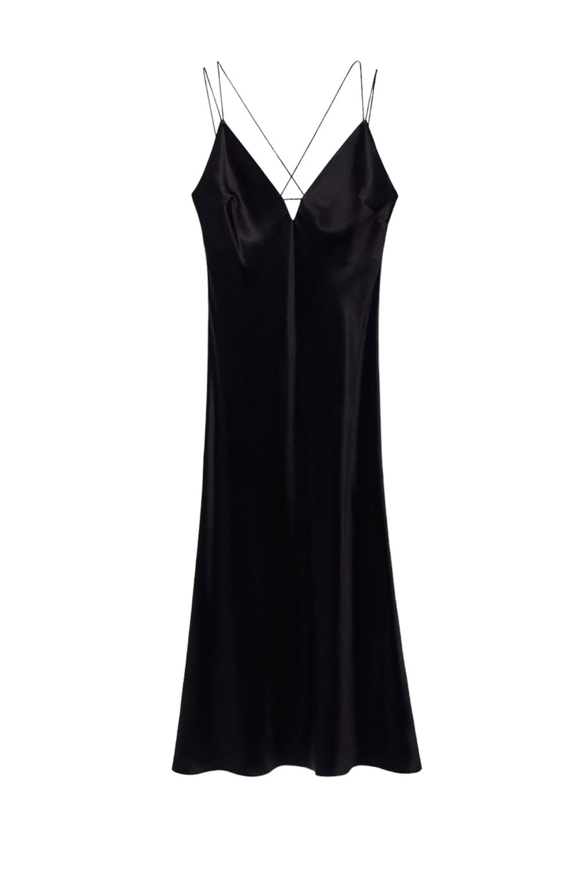 Платье KYOTO с открытой спиной|Основной цвет:Черный|Артикул:67034789 | Фото 1