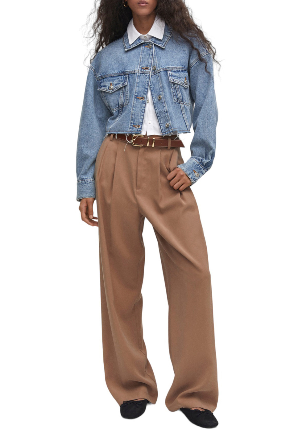Женский Mango Куртка джинсовая CAROLA (цвет ), артикул 57053804 | Фото 2