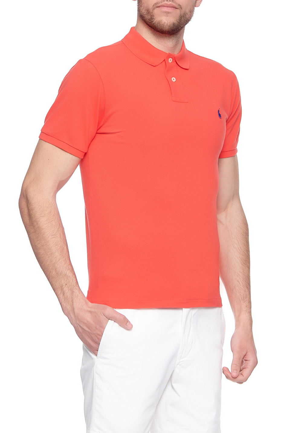 Polo Ralph Lauren Футболка-поло с фирменной вышивкой на груди (цвет ), артикул 710536856274 | Фото 3