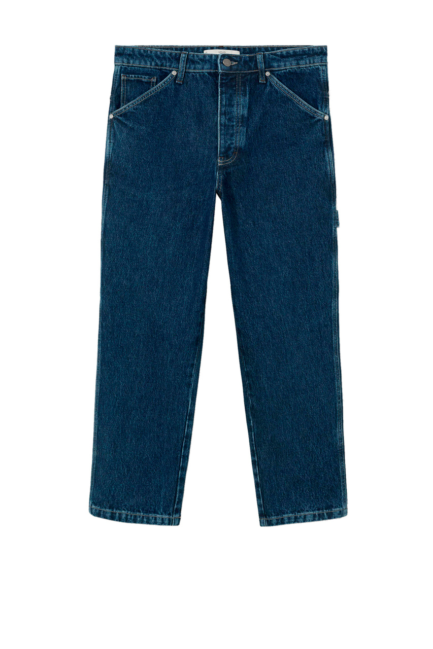 Укороченные джинсы COBALTO|Основной цвет:Синий|Артикул:27004401 | Фото 1