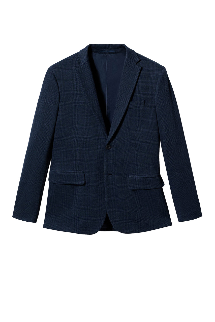 Пиджак ANETO облегающего кроя|Основной цвет:Синий|Артикул:47050651 | Фото 1