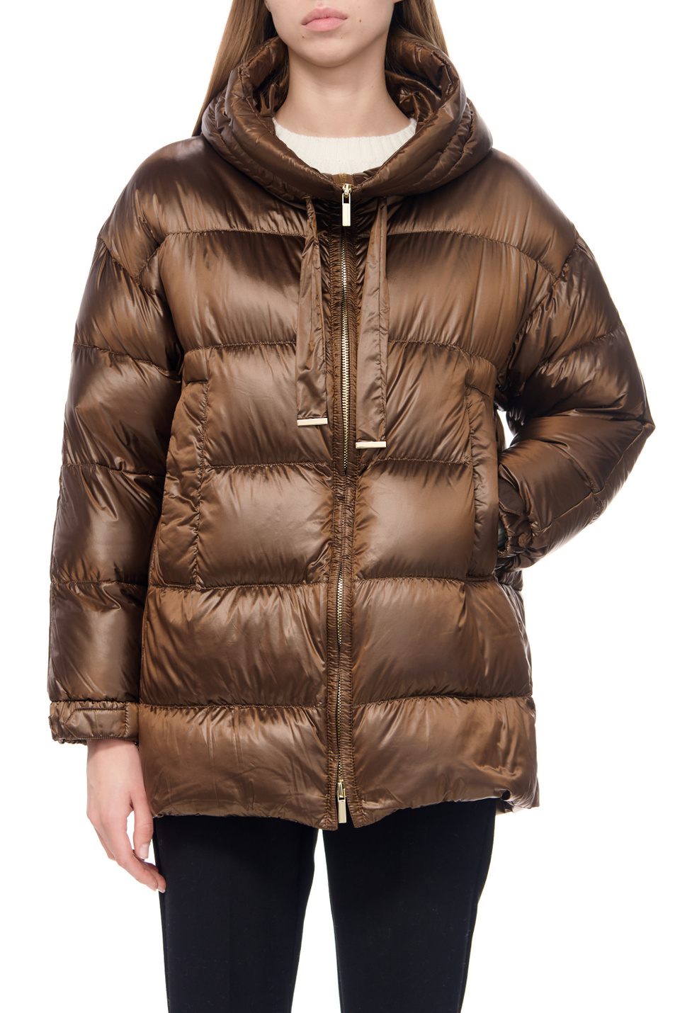 Женский Max Mara Куртка стеганая SPACESSE с капюшоном (цвет ), артикул 2394860636 | Фото 1