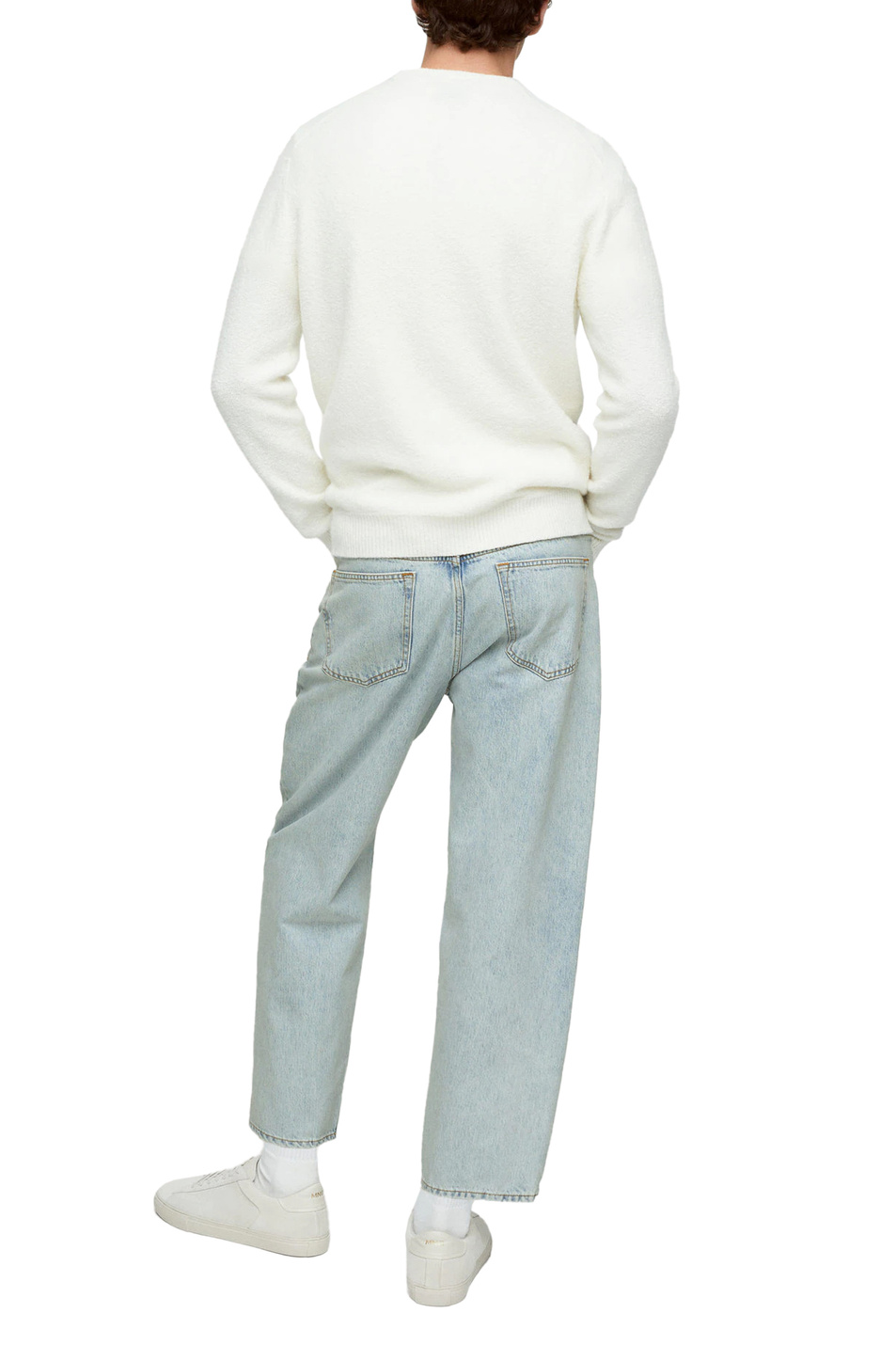 Мужской Mango Man Укороченные джинсы NESTOR (цвет ), артикул 17025947 | Фото 4