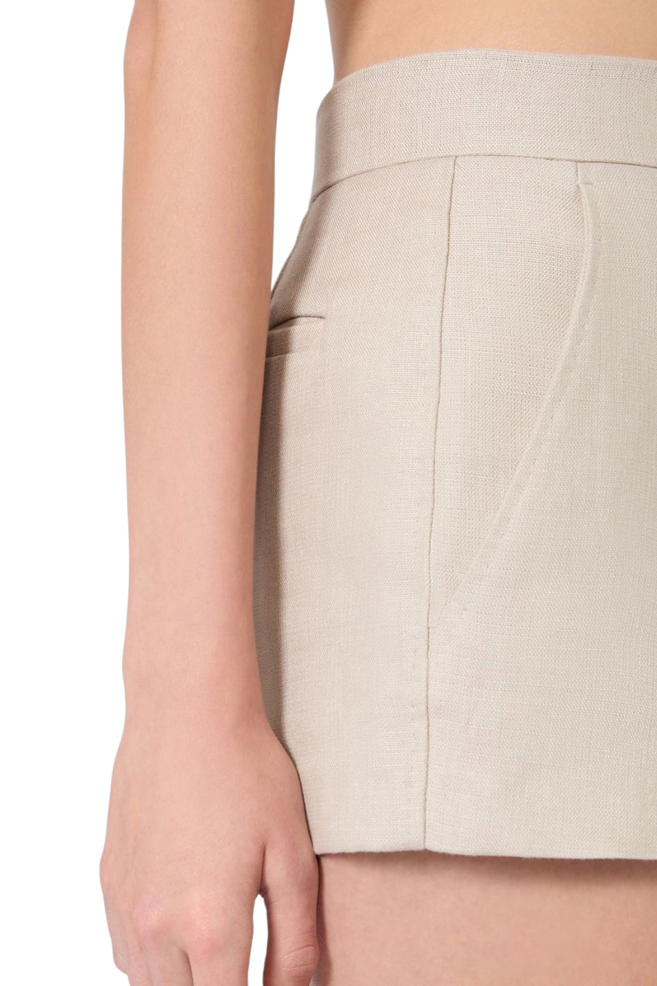 Женский Max Mara Шорты LANDA из льна (цвет ), артикул 2611141093 | Фото 5