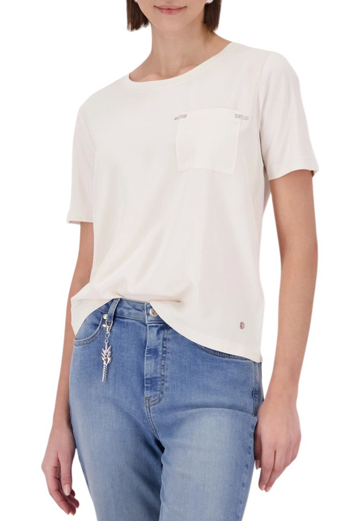 Женский Monari Футболка с отделкой стразами (цвет ), артикул 410467 | Фото 2