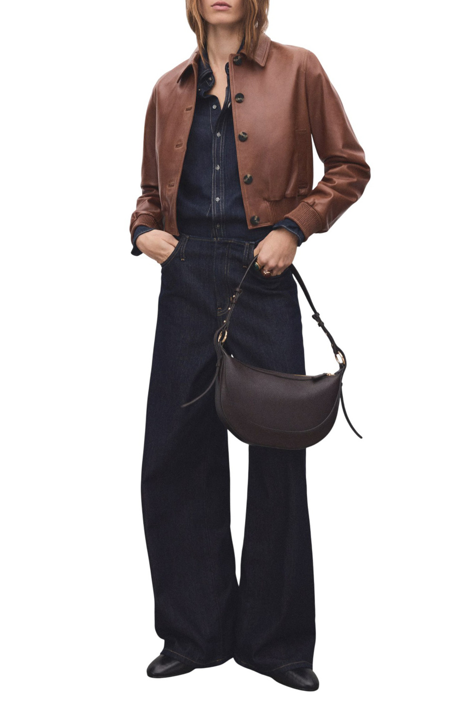 Женский Mango Сумка через плечо NESS (цвет ), артикул 27091216 | Фото 5