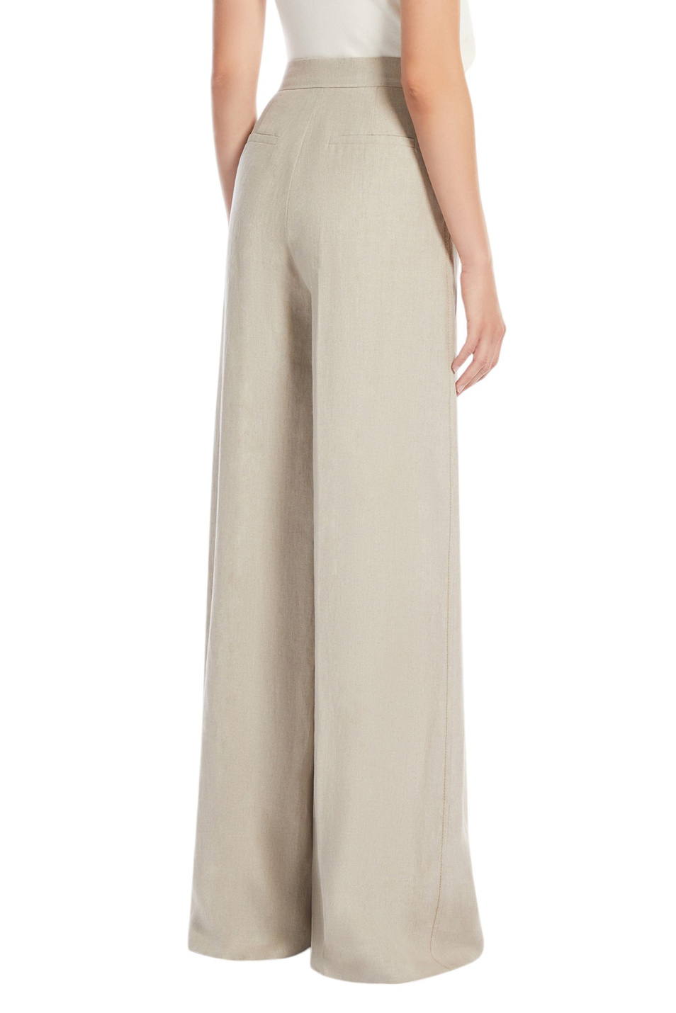 Женский Max Mara Брюки SEQUOIA из льна (цвет ), артикул 2511131092 | Фото 4