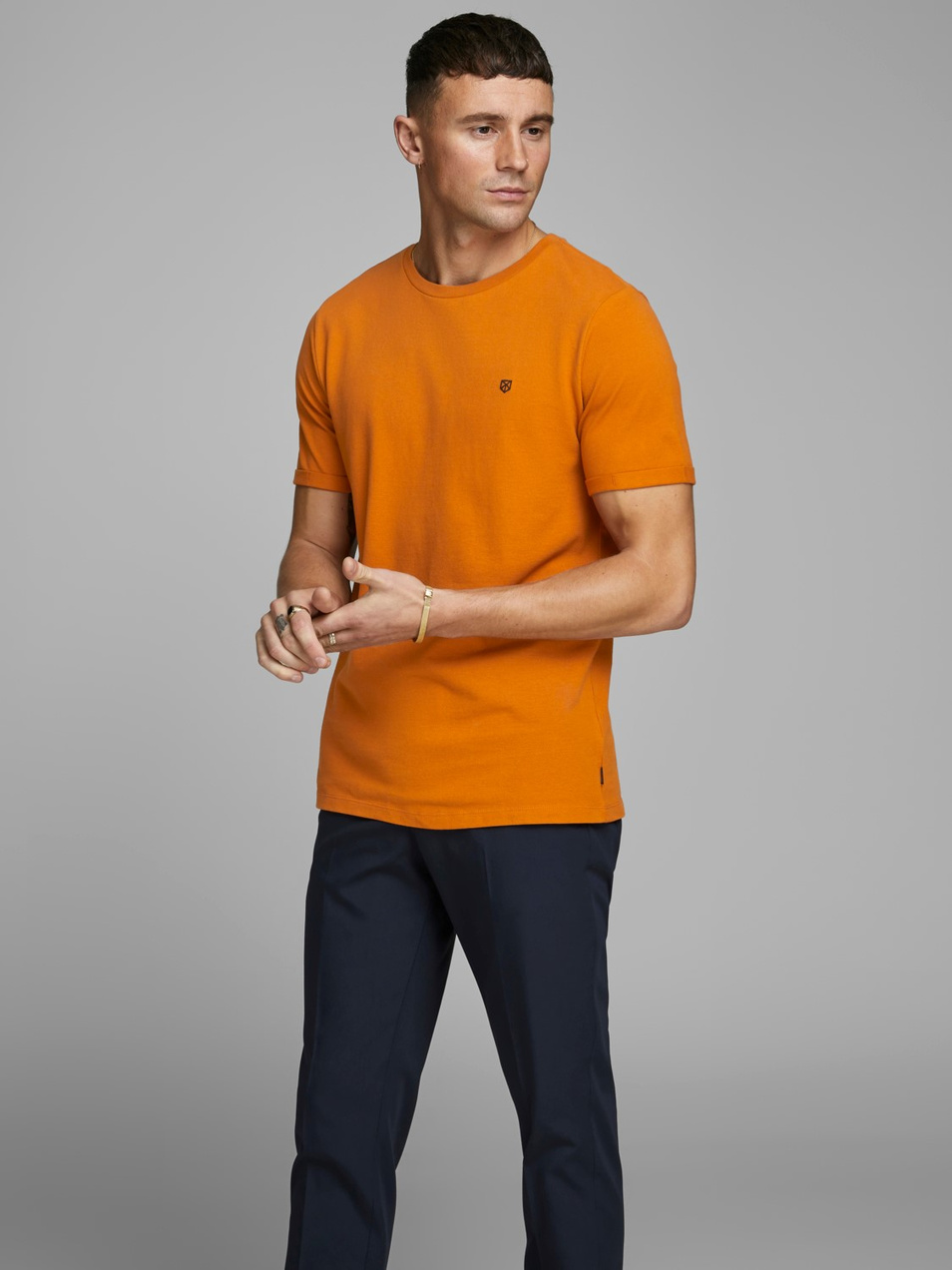 Мужской Jack & Jones Футболка из хлопка (цвет ), артикул 12166527 | Фото 1