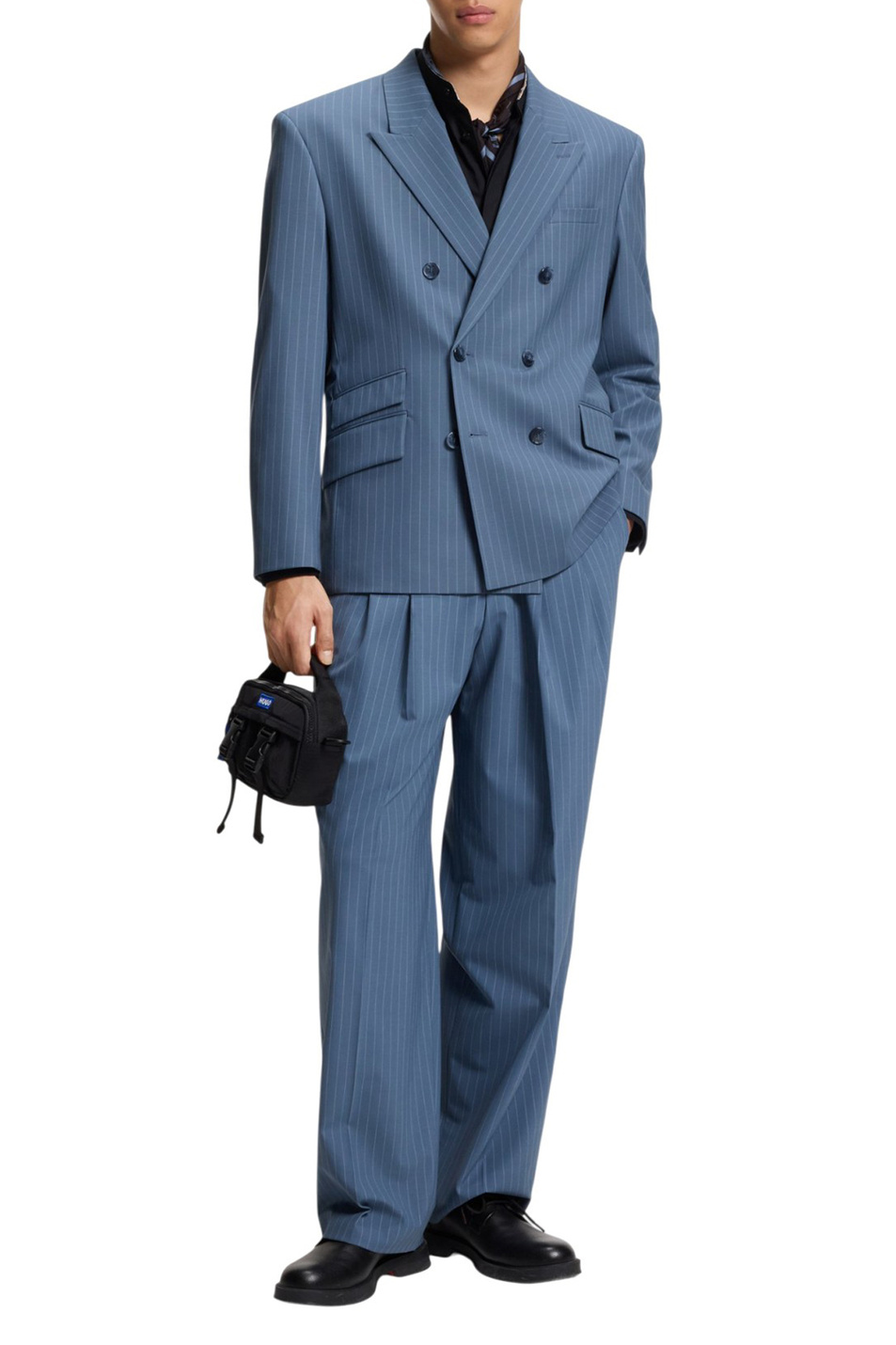 Мужской HUGO Пиджак Ulik261X в полоску (цвет ), артикул 50554672 | Фото 2