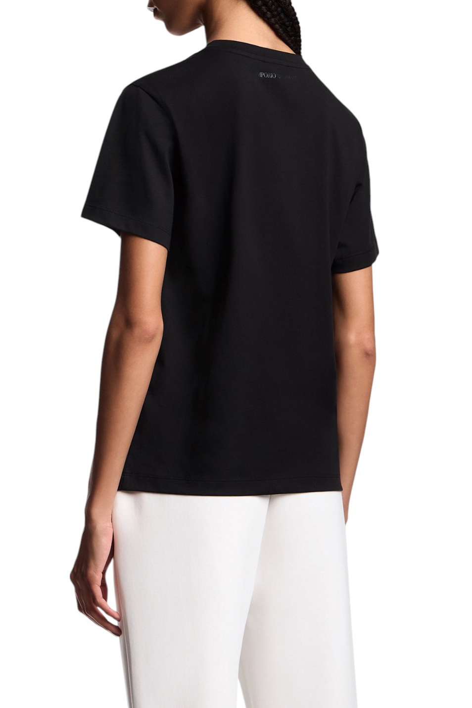 Женский Emporio Armani Футболка из хлопка (цвет ), артикул EW002608-AF18844 | Фото 4