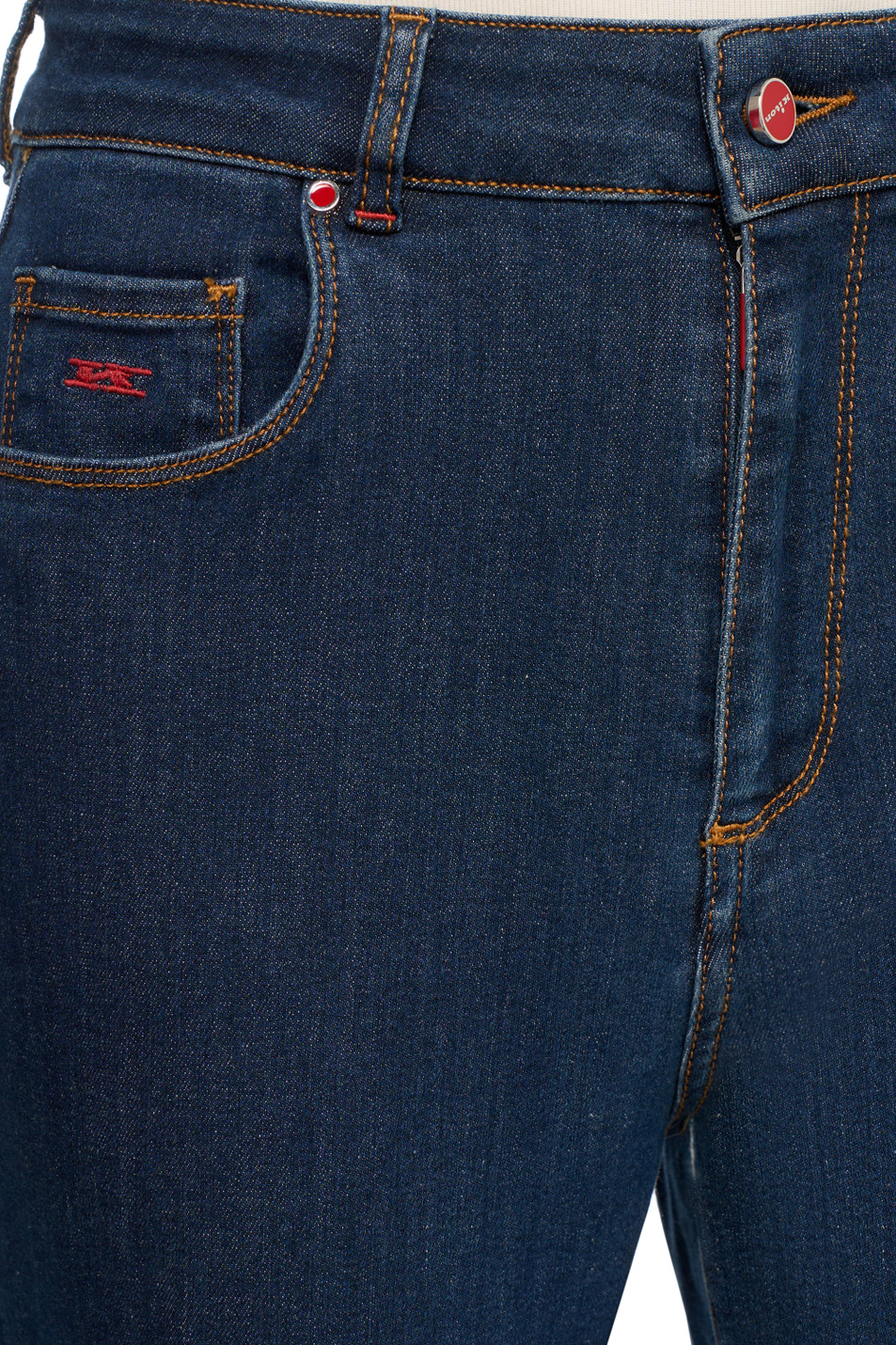 Женский Kiton Джинсы из смесового хлопка (цвет ), артикул DJ54101K0927H02004 | Фото 6