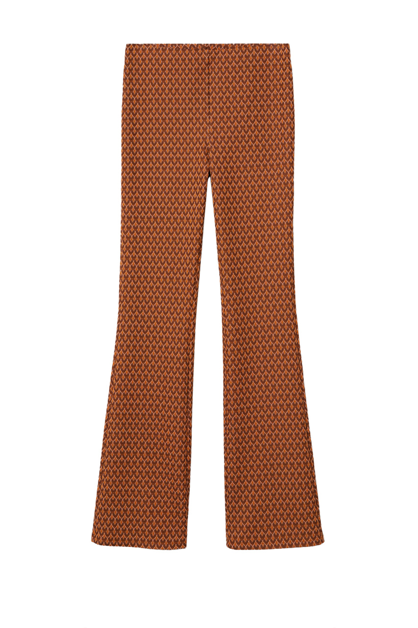 Расклешенные брюки MARSI|Основной цвет:Оранжевый|Артикул:37075962 | Фото 1