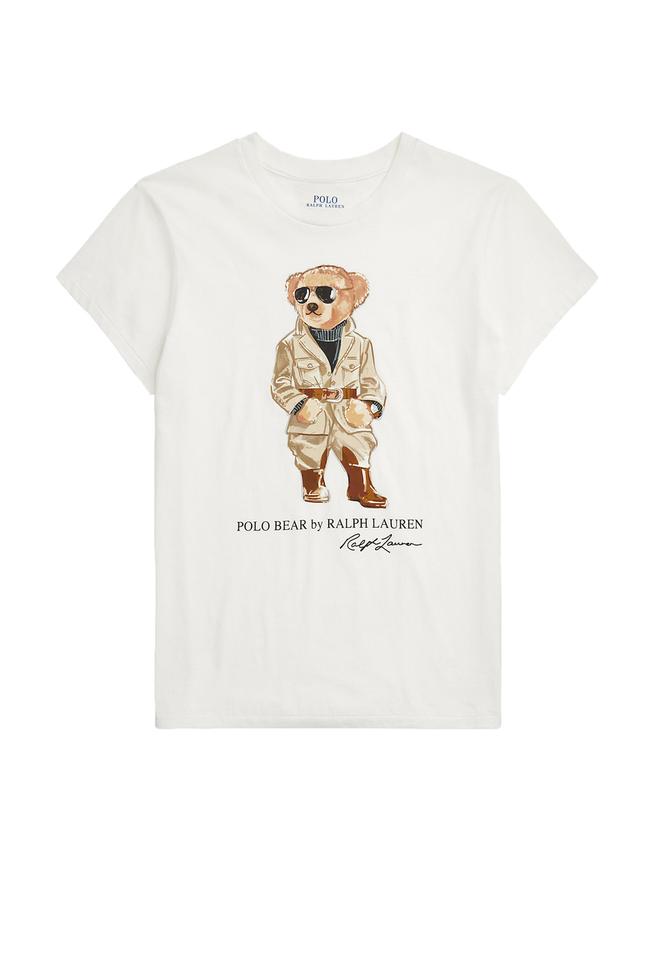 Женский Polo Ralph Lauren Футболка с принтом Safari Bear (цвет ), артикул 211839165001 | Фото 1