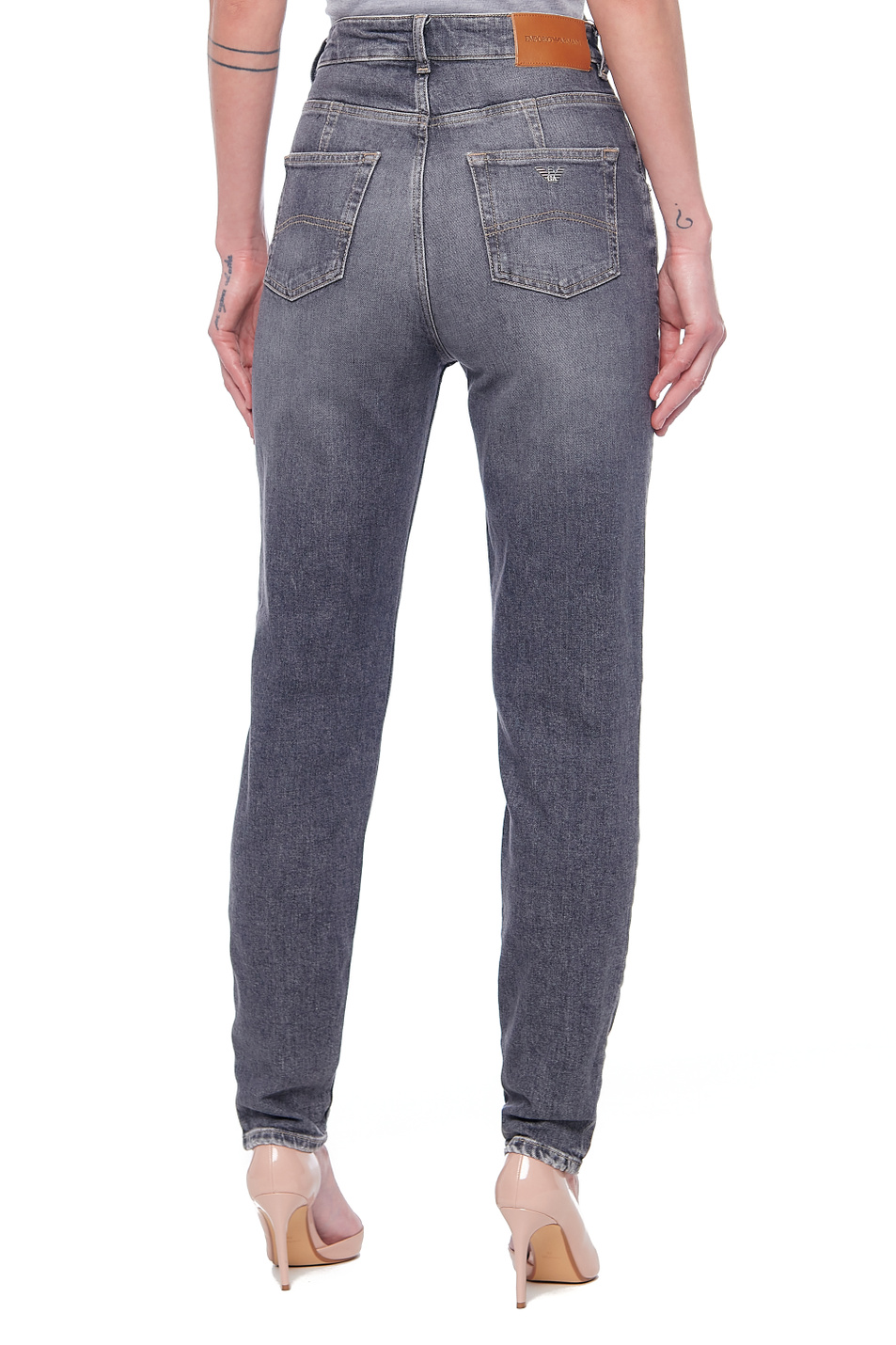 Женский Emporio Armani Джинсы из эластичного хлопка (цвет ), артикул 6H2J49-2D8YZ | Фото 5