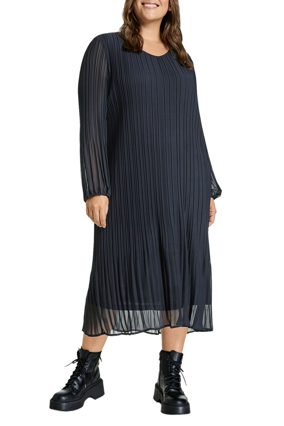 Samoon Платье с плиссировкой (цвет ), артикул 780402-21119 | Фото 3