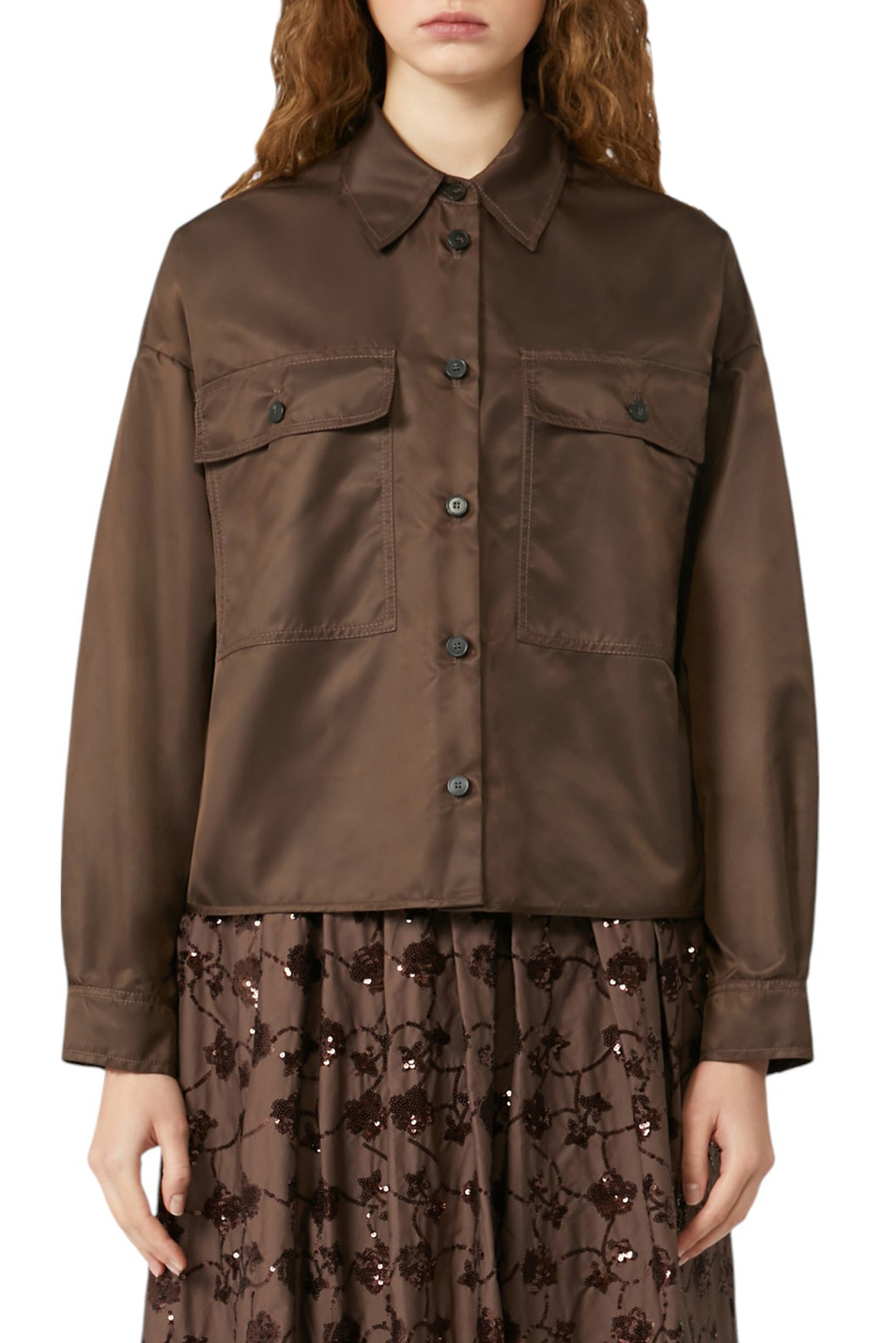 Женский Weekend Max Mara Куртка VIVETTA однотонная (цвет ), артикул 2525026021 | Фото 3