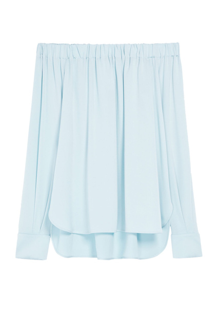 Блузка MICHELA с открытыми плечами|Основной цвет:Голубой|Артикул:11110722 | Фото 1