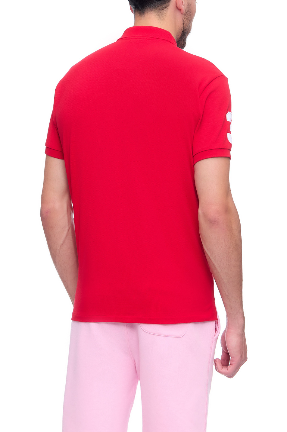 Polo Ralph Lauren Футбоолка поло с фирменной вышивкой на груди (цвет ), артикул 710814437017 | Фото 4