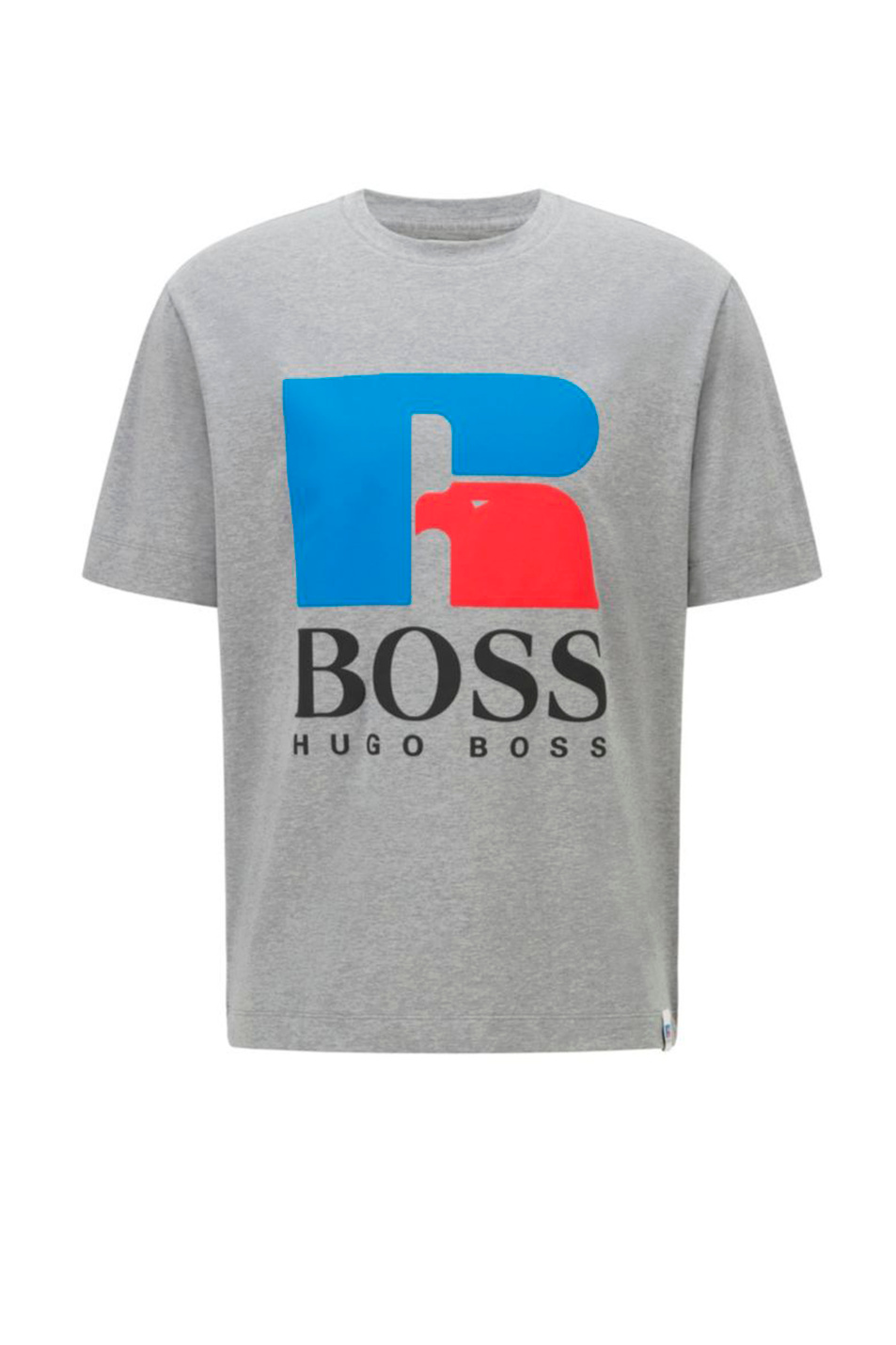 Мужской BOSS Футболка свободного кроя из эластичного хлопка с логотипом (цвет ), артикул 50457636 | Фото 1