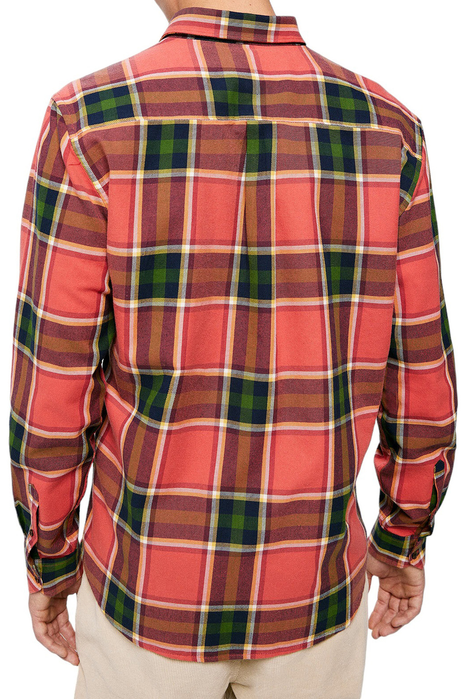 Мужской Springfield Рубашка из натурального хлопка в клетку (цвет ), артикул 0336552 | Фото 4