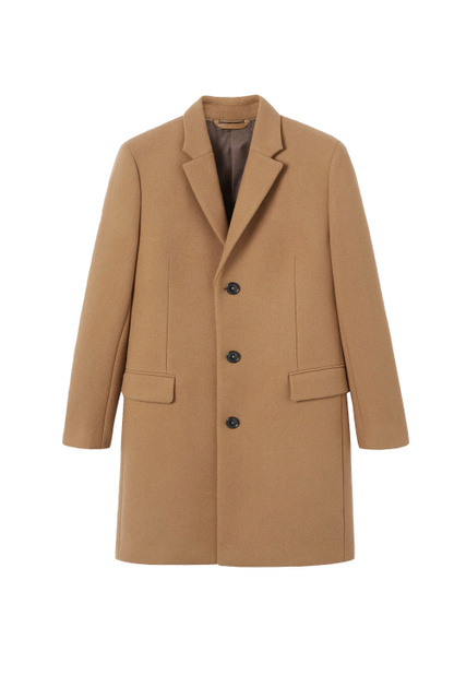 Пальто ARIZONA из смесовой шерсти|Основной цвет:Коричневый|Артикул:17084029 | Фото 1