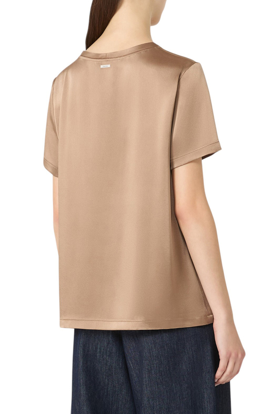 Женский Max Mara Блузка REBECCA из атласа (цвет ), артикул 2529166021 | Фото 5