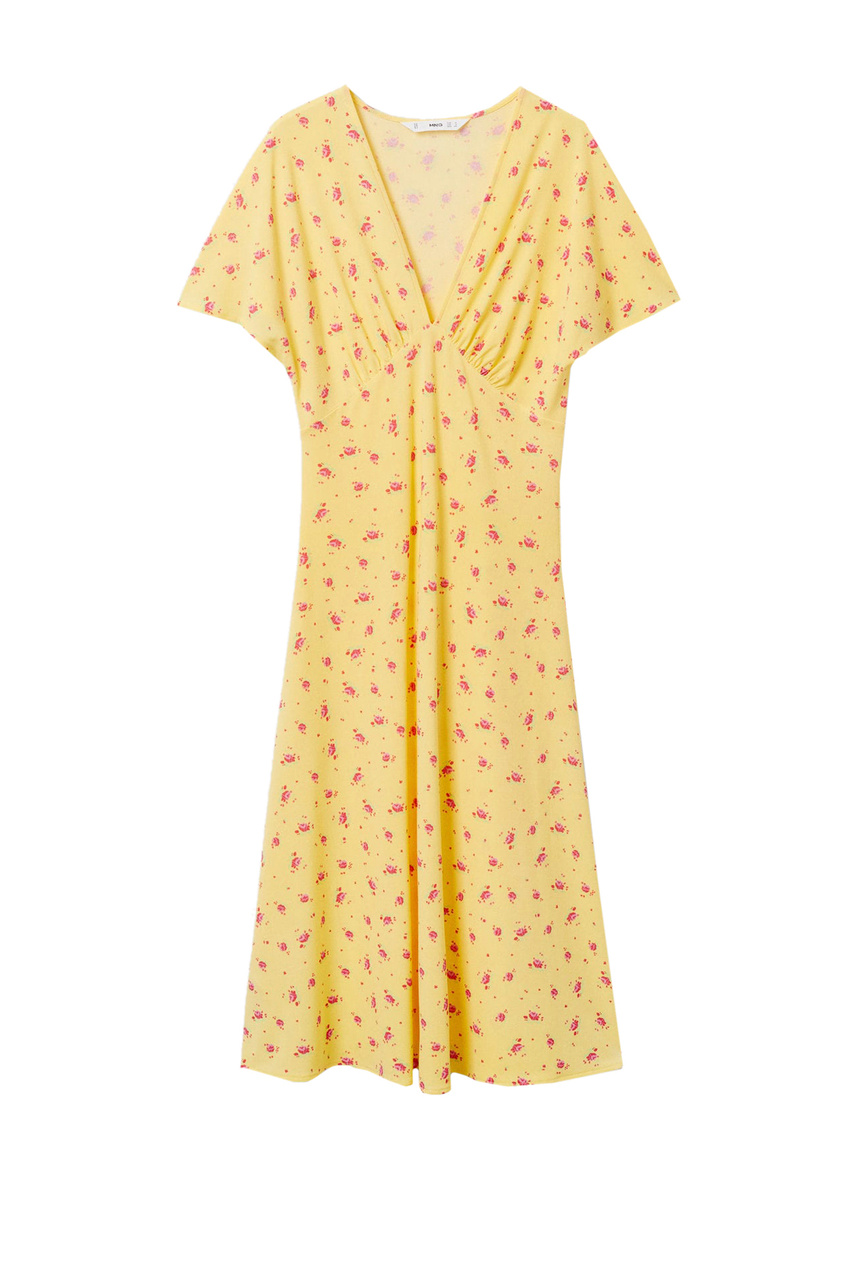 Платье MANZANO с принтом|Основной цвет:Желтый|Артикул:27027746 | Фото 1