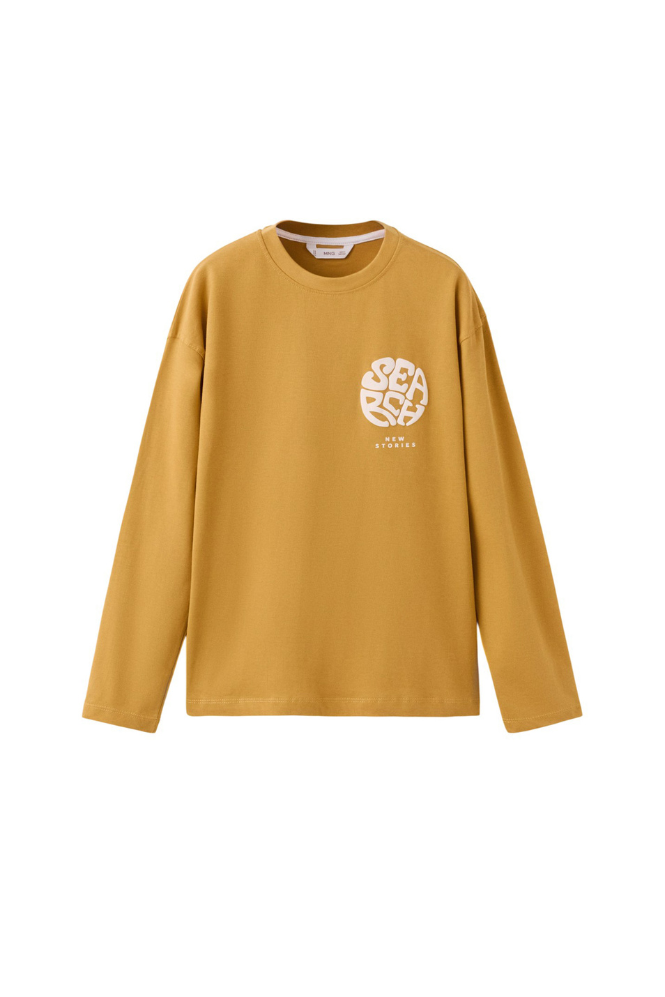Мальчикам Mango Kids Лонгслив SEARCH с принтом (цвет ), артикул 27024414 | Фото 1