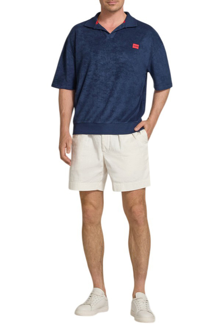 Мужской HUGO Поло TERRANCE из смесового хлопка (цвет ), артикул 50559744 | Фото 3