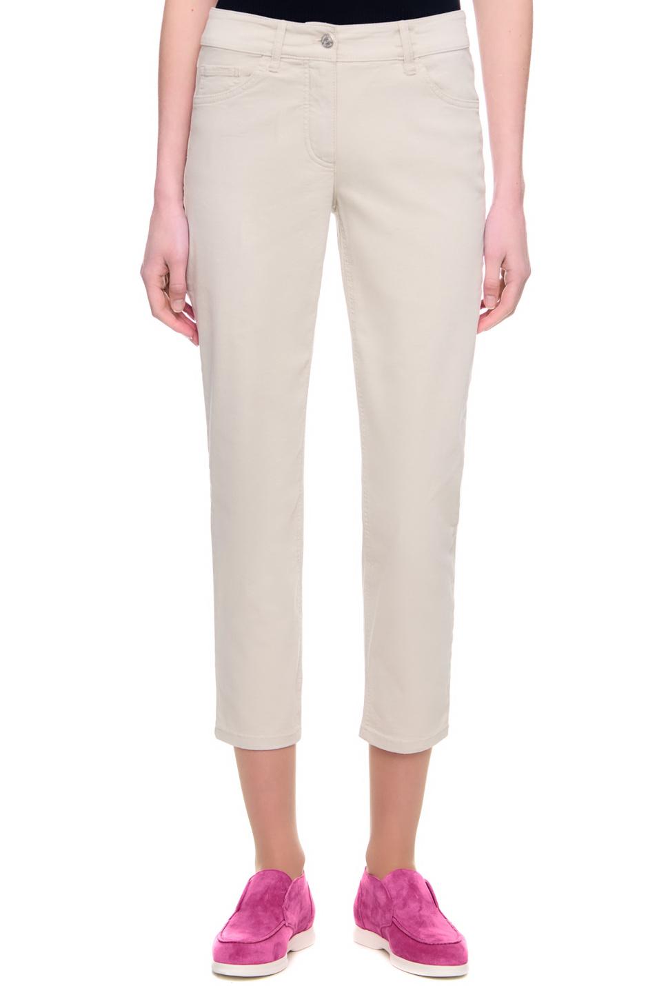 Женский Gerry Weber Джинсы однотонные (цвет ), артикул 92335-67965-Best4me 7/8 | Фото 4