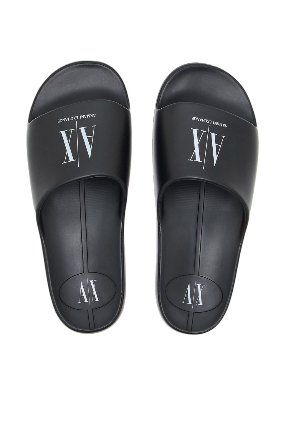 Мужской Armani Exchange Шлепанцы с логотипом (цвет ), артикул XUP012-XV675 | Фото 2