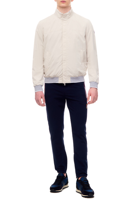 Куртка с контрастными вставками|Основной цвет:Бежевый|Артикул:23412300 | Фото 2