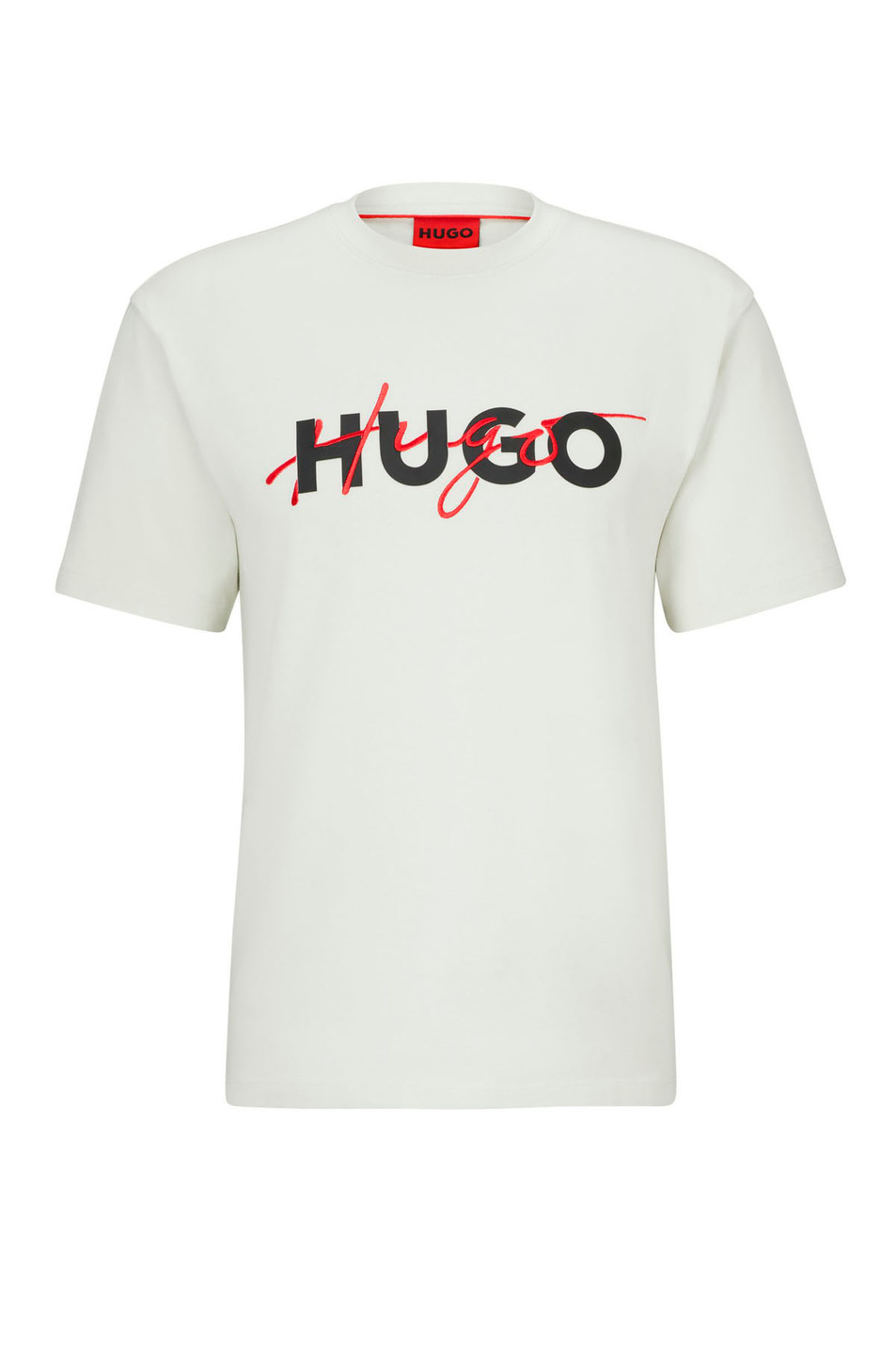 Мужской HUGO Футболка из натурального хлопка с логотипом (цвет ), артикул 50494565 | Фото 1